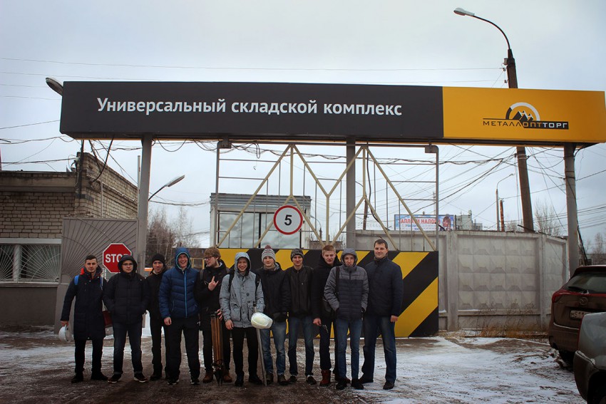 Студенты Волжского государственного университета водного транспорта посетили с экскурсией складские комплексы компании «Металлоптторг»